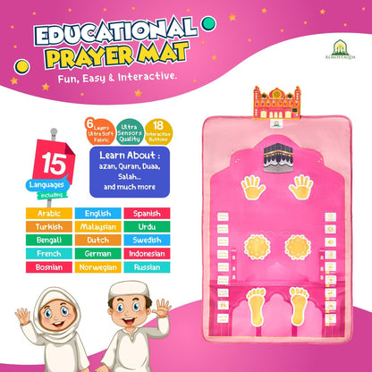 Educational Prayer Mat V2 (Girls Edition)