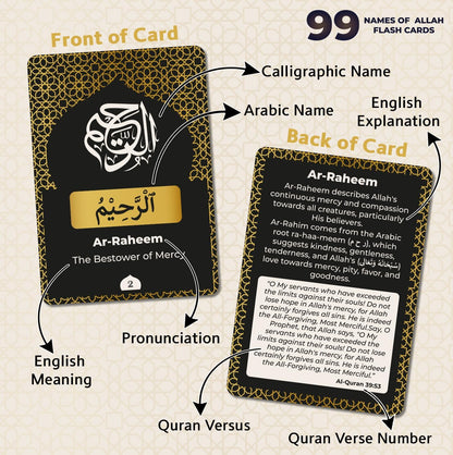 99 Names of Allah Flashcards